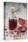 Glass Bottle with Pomegranate Juice and Pomegranate-Jana Ihle-Premier Image Canvas