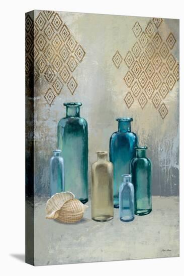 Glass Bottles I-Michael Marcon-Stretched Canvas