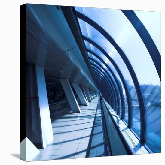 Glass Corridor In Office Centre-babenkodenis-Premier Image Canvas