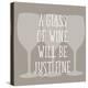 Glass of Wine-Sd Graphics Studio-Stretched Canvas