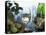 Glasses of White Wine on Table With River Relected in Glass, Loire, France, Europe-John Miller-Premier Image Canvas