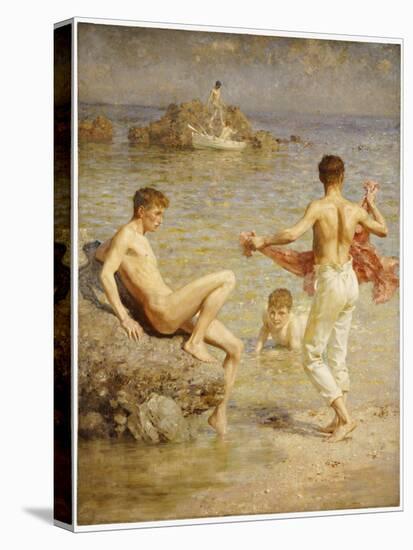 Gleaming Waters, 1910-Henry Scott Tuke-Premier Image Canvas