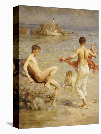 Gleaming Waters, 1910-Henry Scott Tuke-Premier Image Canvas