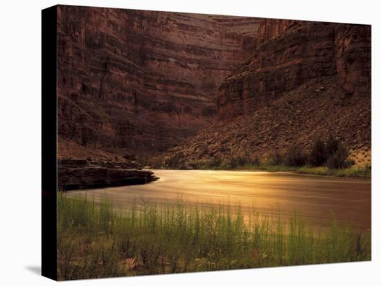 Glen Canyon Nra, Utah. Usa. San Juan River and Canyon Walls at Dusk-Scott T. Smith-Premier Image Canvas