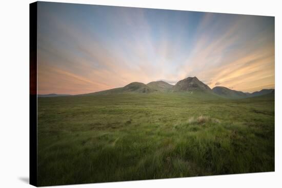 Glencoe Valley Scotland-Philippe Manguin-Stretched Canvas