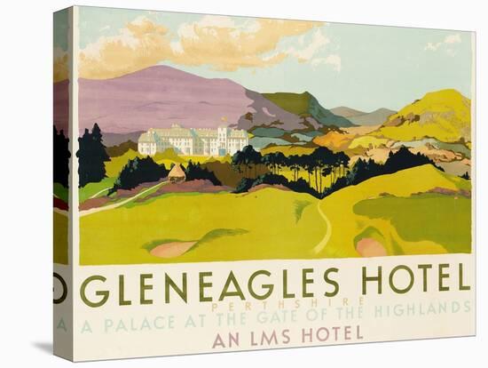 Gleneagles Hotel, Poster Advertising the Lms, 1924-English School-Premier Image Canvas