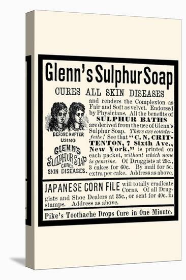 Glenn's Sulphur Soap-null-Stretched Canvas