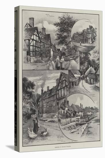 Glimpses of English Villages-null-Premier Image Canvas