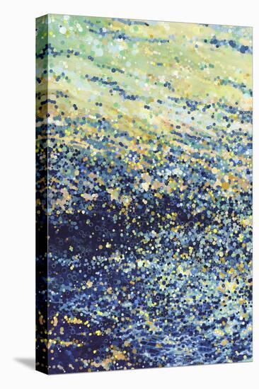 Glistening Tide Over Rocks-Margaret Juul-Stretched Canvas