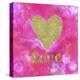 Glitter Love Pink-Tina Lavoie-Premier Image Canvas