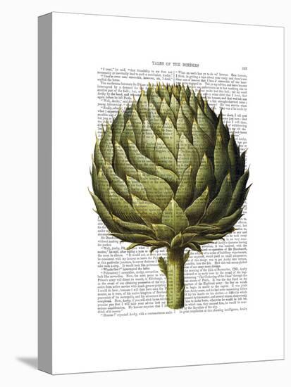 Globe Artichoke Print 2-Fab Funky-Stretched Canvas