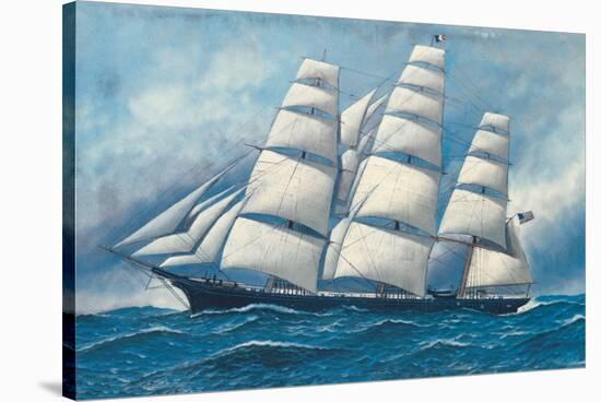 Glory of the Seas-Antonio Jacobsen-Stretched Canvas