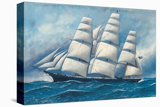 Glory of the Seas-Antonio Jacobsen-Stretched Canvas