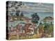 Gloucester Harbor, C.1912(Oil on Canvas)-Maurice Brazil Prendergast-Premier Image Canvas