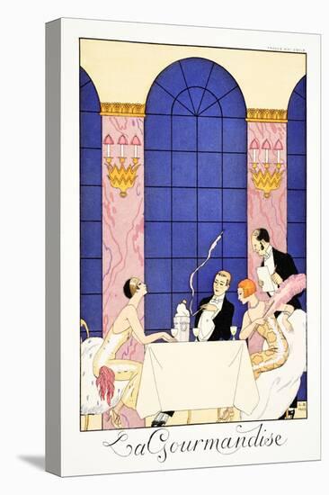 Gluttony, from 'Falbalas and Fanfreluches, Almanach des Modes Présentes, Passées et Futures', 1925-Georges Barbier-Premier Image Canvas