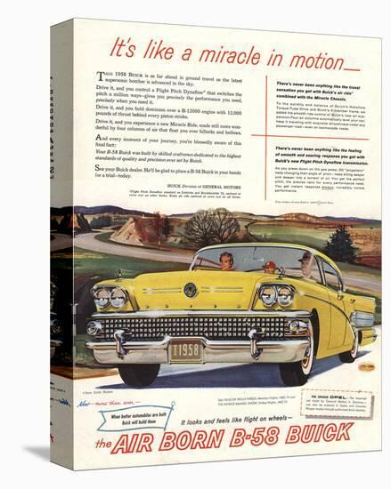 GM Air Born B-58 Buick-Miracle-null-Stretched Canvas