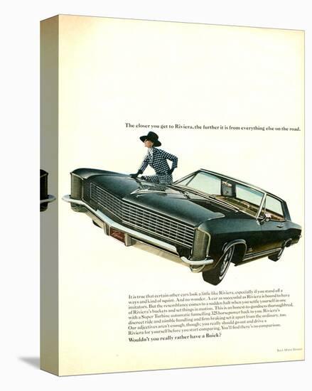 GM Buick - Riviera-null-Stretched Canvas