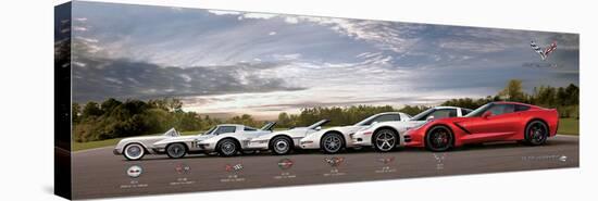 Gm Corvette Evolution-null-Stretched Canvas