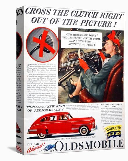 GM Oldsmobile-Cross the Clutch-null-Stretched Canvas