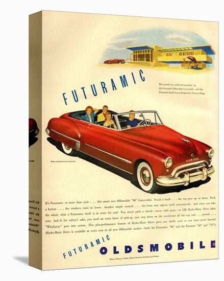 GM Oldsmobile - Futuramic-null-Stretched Canvas