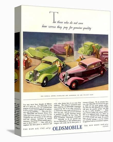 GM Oldsmobile-Genuine Quality-null-Stretched Canvas