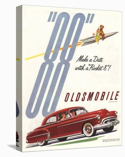 GM Oldsmobile - Make a Date-null-Stretched Canvas