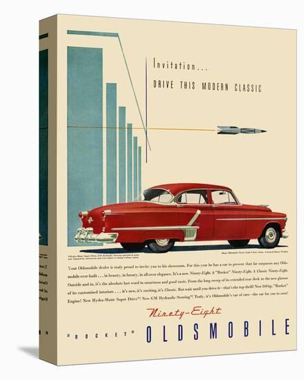 GM Oldsmobile - Modern Classic-null-Stretched Canvas