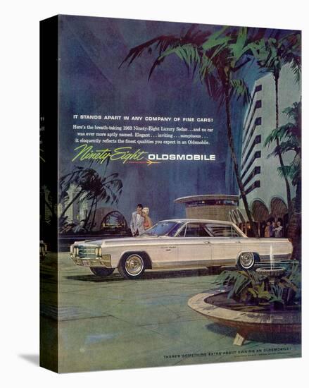 GM Oldsmobile - Ninety Eight-null-Stretched Canvas