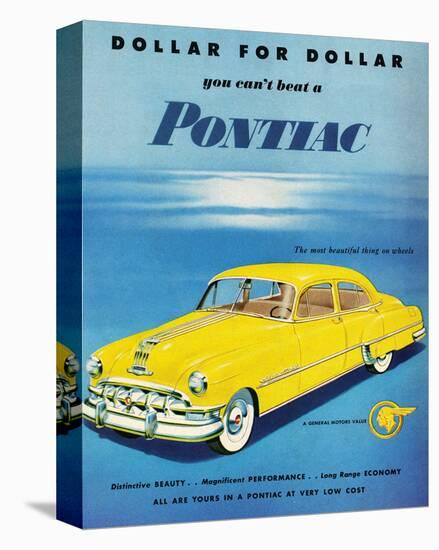 GM Pontiac- Distinctive Beauty-null-Stretched Canvas