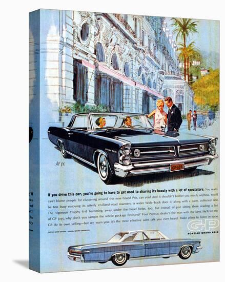 GM Pontiac Gp - Sharing Beauty-null-Stretched Canvas