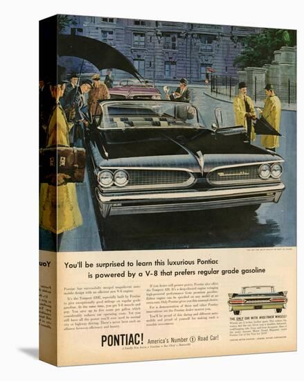 GM Pontiac - Regular Grade Gas-null-Stretched Canvas