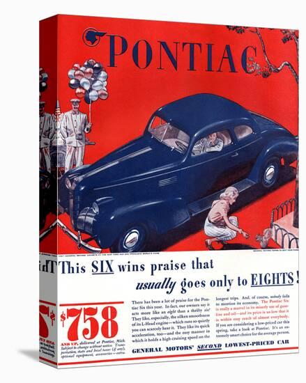 GM Pontiac - Six Wins Praise-null-Stretched Canvas