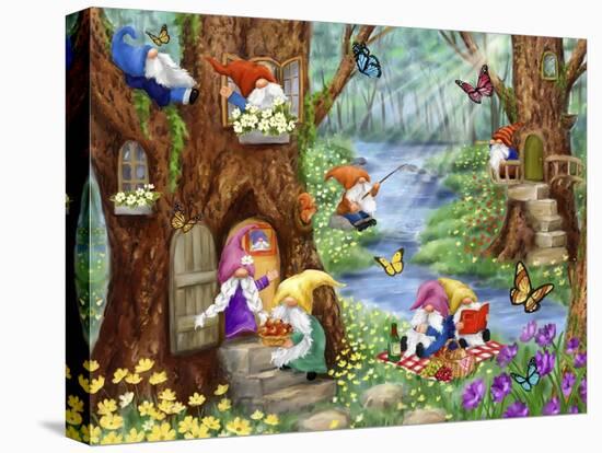 Gnome's life in Forest-MAKIKO-Premier Image Canvas