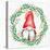 Gnome Wreath 3-Kim Allen-Stretched Canvas