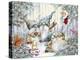 Gnomes in Snowy Forest-MAKIKO-Premier Image Canvas