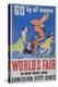 Go by All Means 1964 New York City Worlds Fair Poster-null-Premier Image Canvas