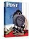 "Go for A Walk?," Saturday Evening Post Cover, October 7, 1944-Albert Staehle-Premier Image Canvas