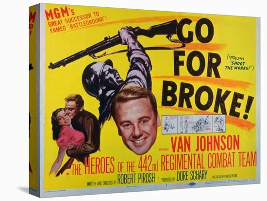 Go for Broke, 1951-null-Stretched Canvas