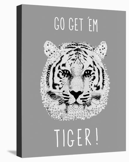 Go Get 'em Tiger!-Emilie Ramon-Stretched Canvas