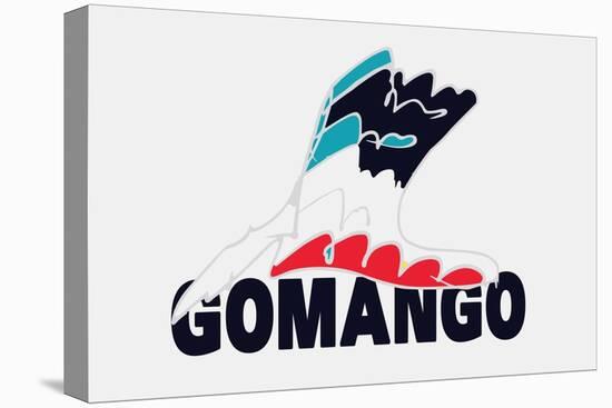 Go Man Go Annimo-null-Stretched Canvas