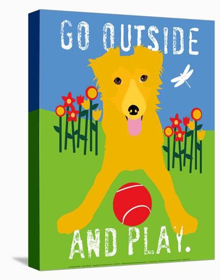 Go Outside and Play-Ginger Oliphant-Stretched Canvas