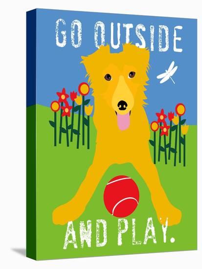 Go Outside and Play-Ginger Oliphant-Stretched Canvas