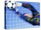 Goalie Attempting to Stop a Soccer Ball-null-Premier Image Canvas