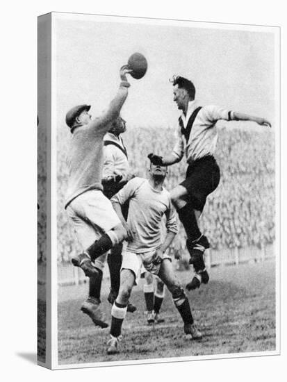 Goalmouth Action at Clapton Orient, London, 1926-1927-null-Premier Image Canvas