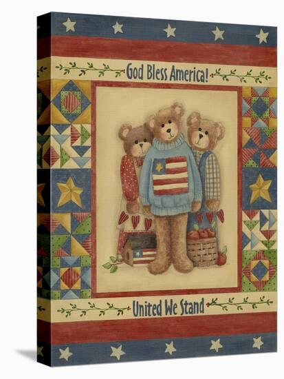 God Bless America - Bears-Debbie McMaster-Premier Image Canvas