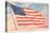 God Bless America, Flag-null-Stretched Canvas