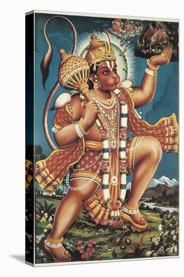 God Hanuman-null-Stretched Canvas