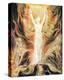 God Writing the Commandments Boards-William Blake-Stretched Canvas