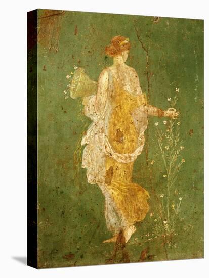 Goddess Flora, or Spring, Roman, Fresco, from Villa di Arianna-null-Premier Image Canvas