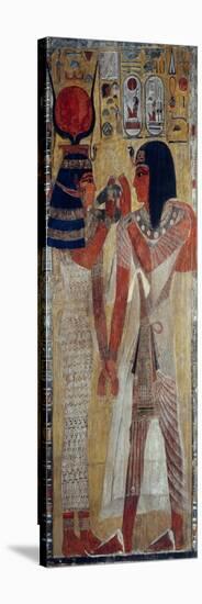 Goddess Hathor and King Sethi I-null-Premier Image Canvas